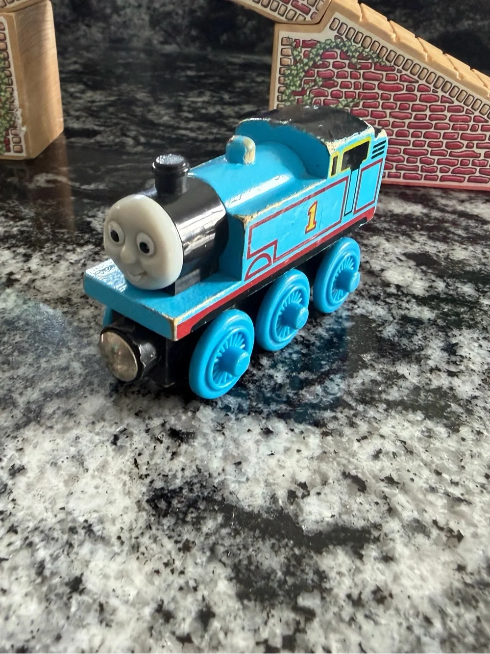 Vintage Thomas the tank engine Wooden Train Cars and Engines - Kids Toys